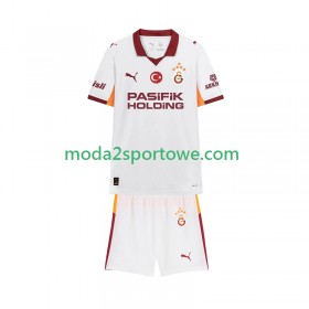 Koszulka Galatasaray Dziecięcy Wyjazdowe Stroje Piłkarskie 2025/26 Krótki Rękaw